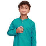 SEA GREEN EMBROIDED KURTA SHALWAR