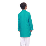 SEA GREEN EMBROIDED KURTA SHALWAR