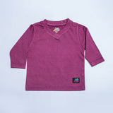 V NECK TEE SHIRT L. SLV