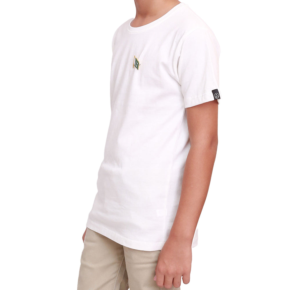 INDEPENDANCE DAY WHITE T.SHIRT