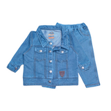 LYCRA KNITED DENIM LIGHT BLUE A/W JACKET