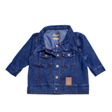 LYCRA KNITED DENIM D BLUE A/W JACKET