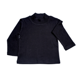 MOCK NECK  BLACK