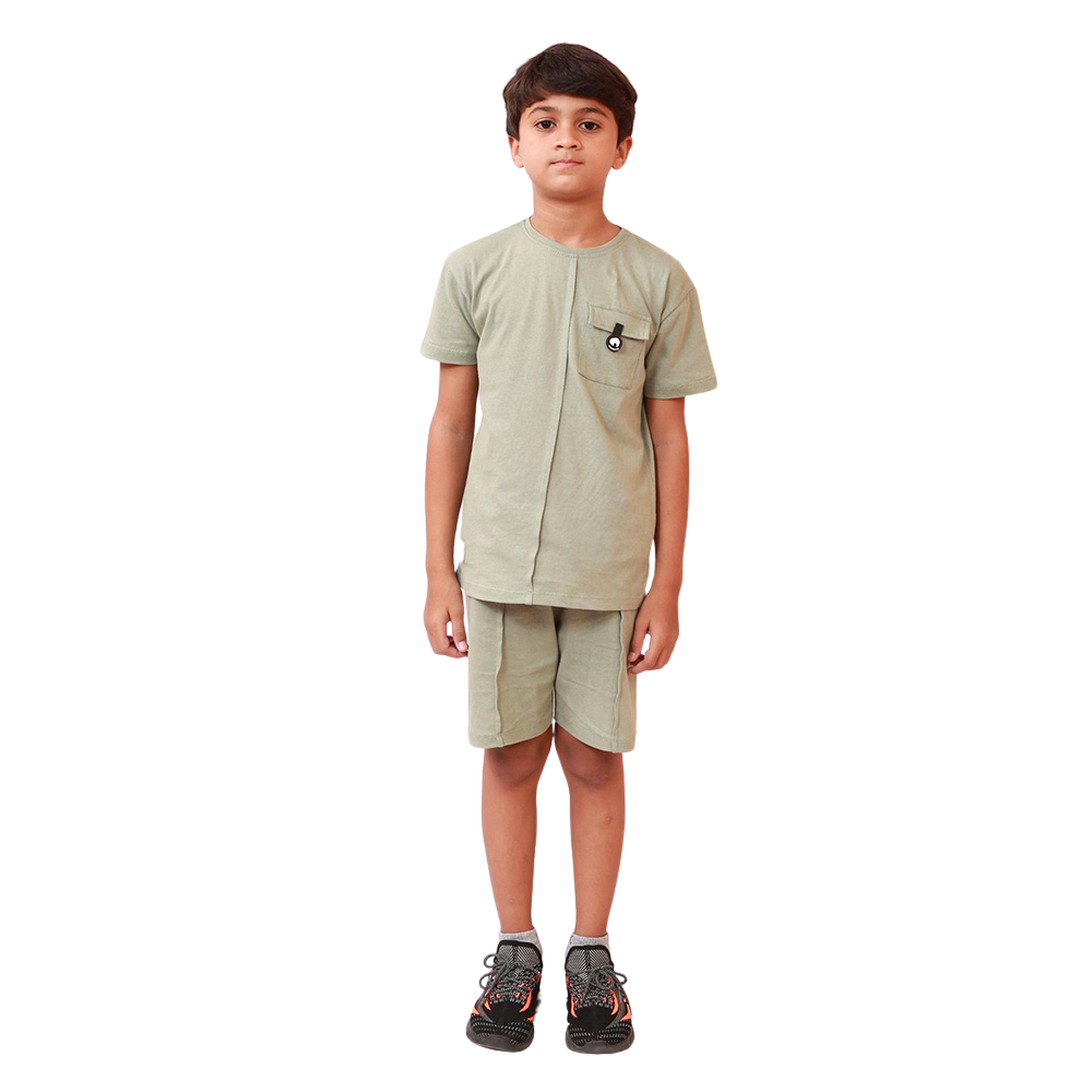 ARMY GREEN SUMMER CO-ORD SET