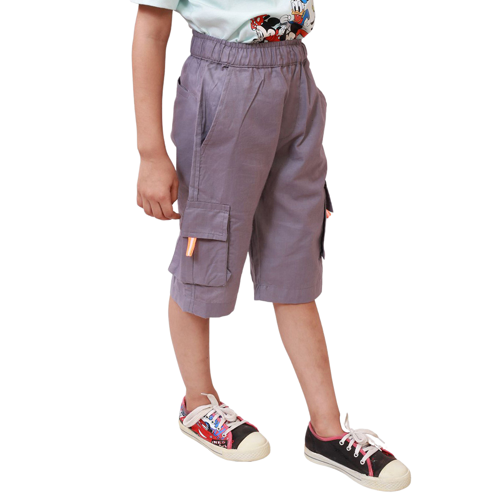 GREY CARGO SHORTS