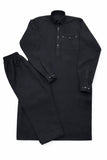 BLACK KURTA SHALWAR / TROUSER