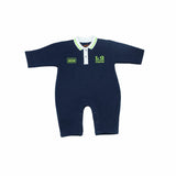 POLO ROMPER BLUE