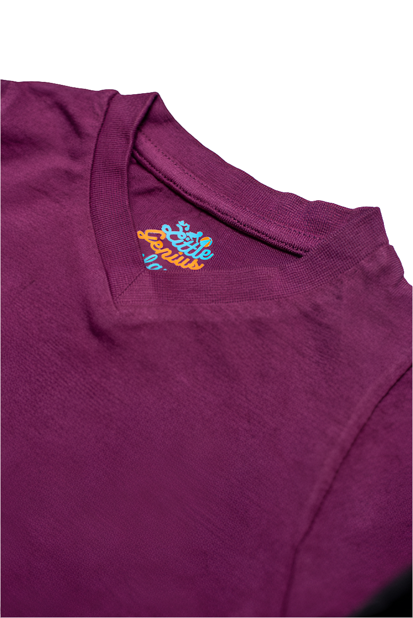 V NECK TEE SHIRT L. SLV