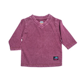 V NECK TEE SHIRT L. SLV