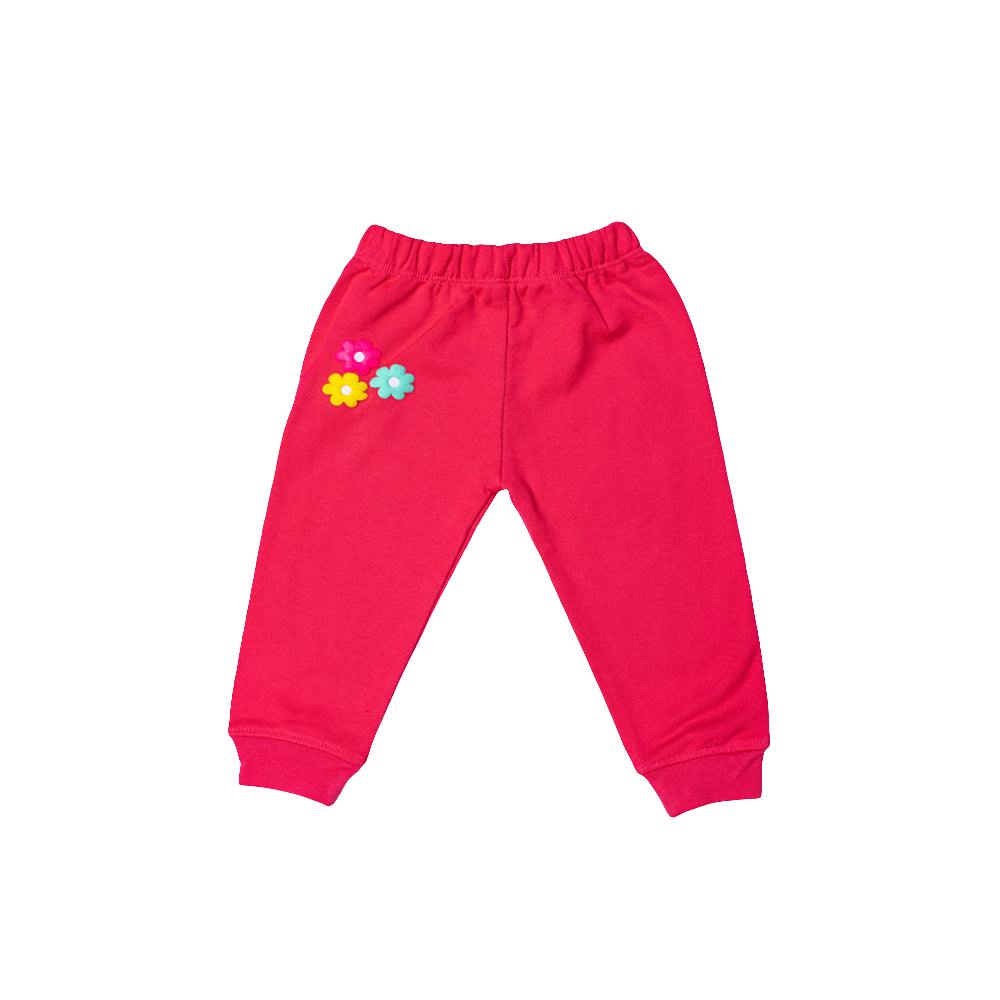 WINTER FLOWER HOT PINK SWEAT SET