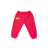 WINTER FLOWER HOT PINK SWEAT SET