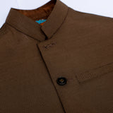 BROWN VEST COAT