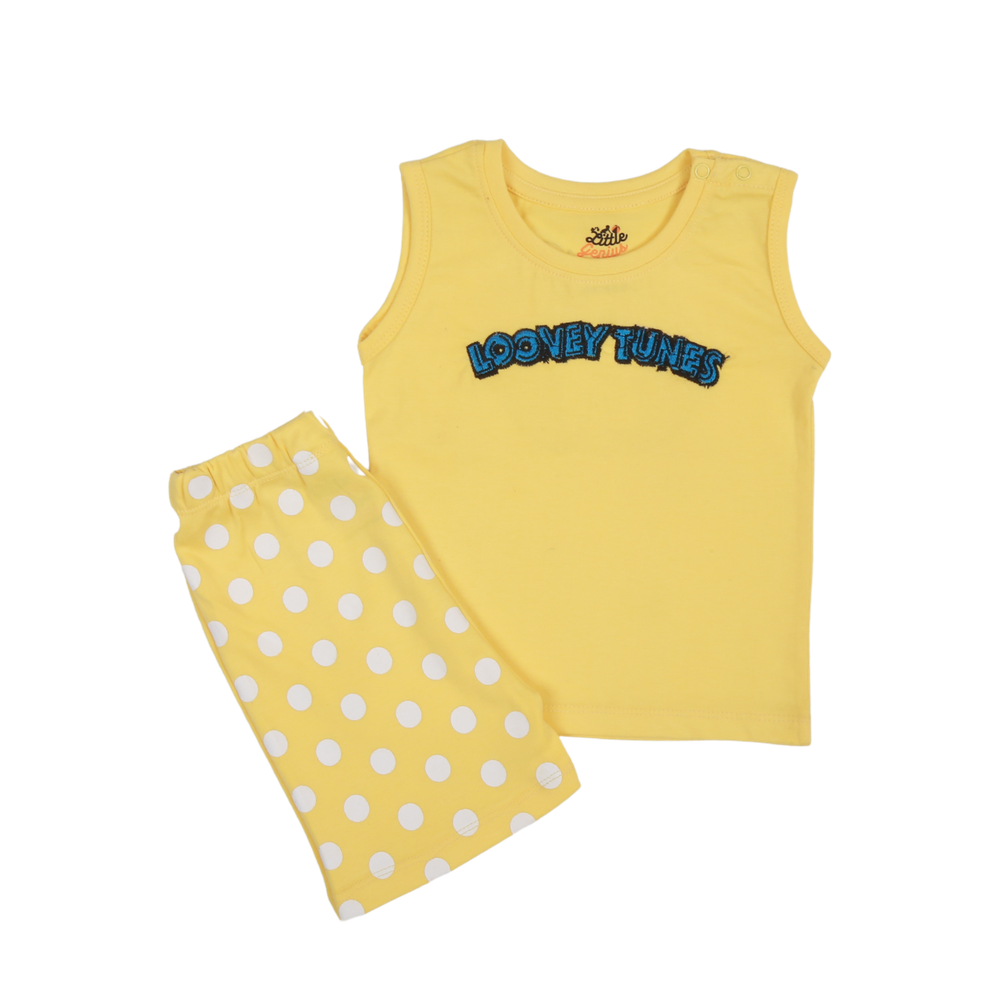 YELLOW LOOVEY SANDO SET