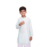 LIGHT BLUE EMBROIDED KURTA SHALWAR