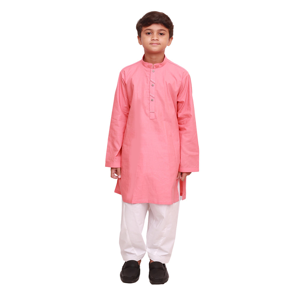 PINK EMBROIDED KURTA SHALWAR