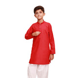 RED EMBROIDED KURTA SHALWAR