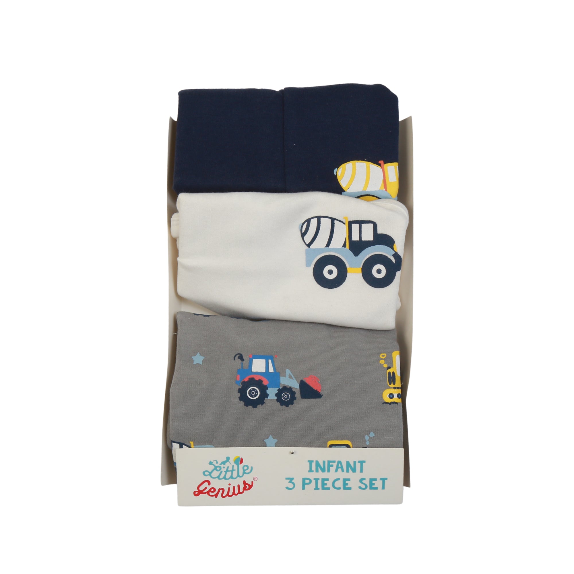 White/N.blue Truck set