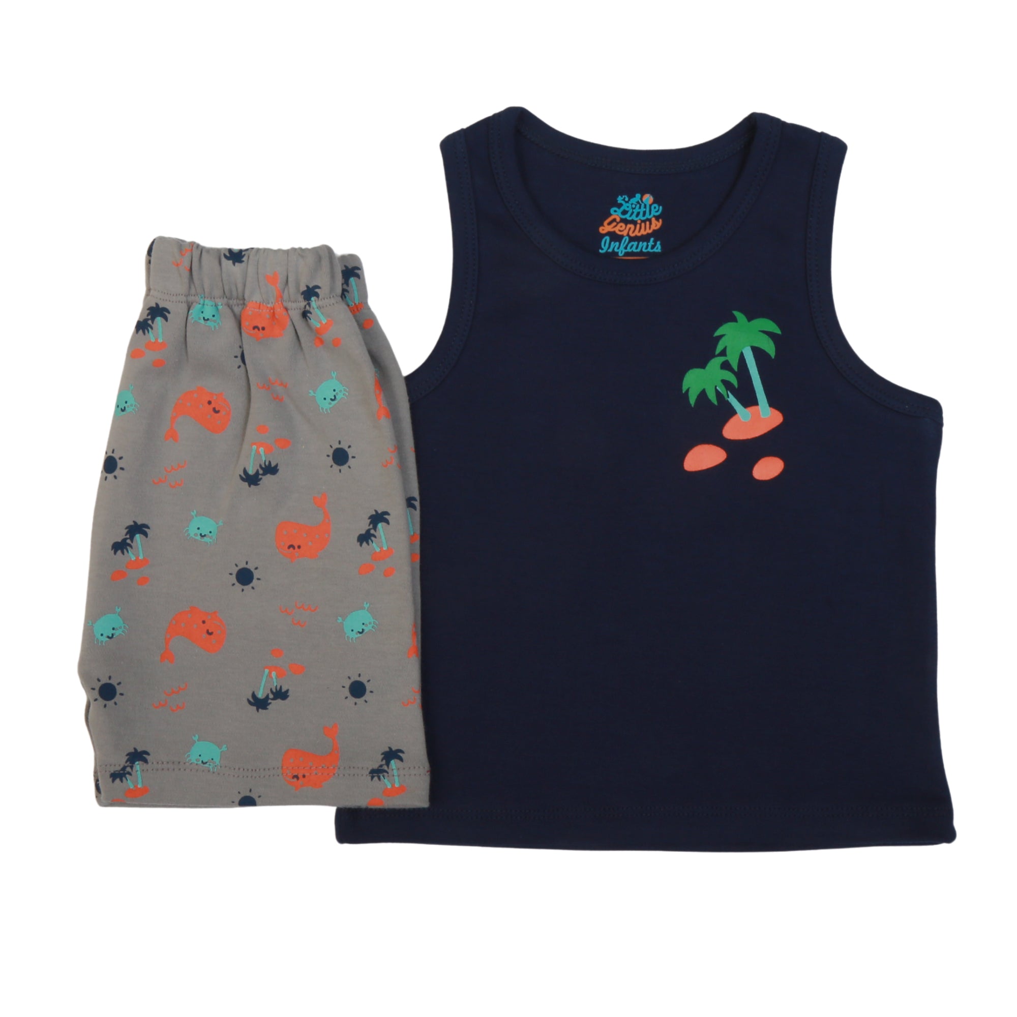 N.blue/Gray Tree set