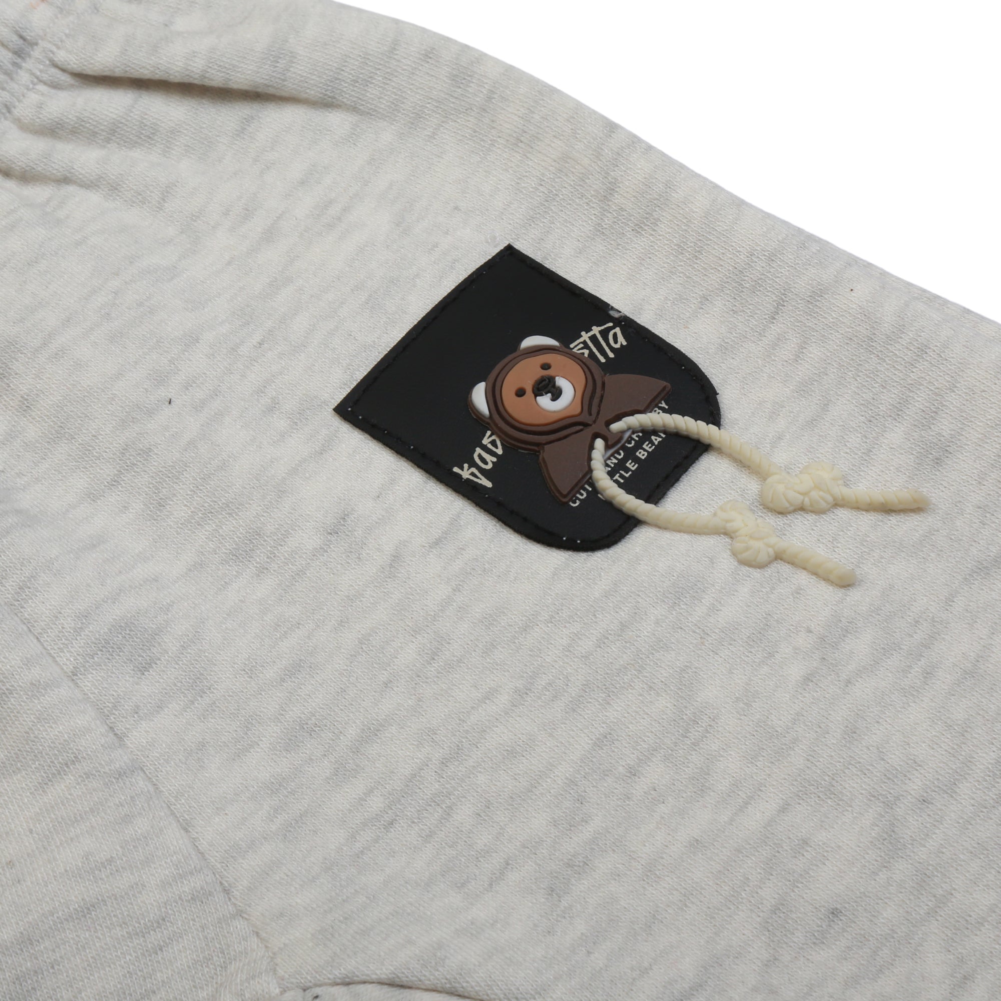Bear Face hooded 3-pc set (Apple-green)