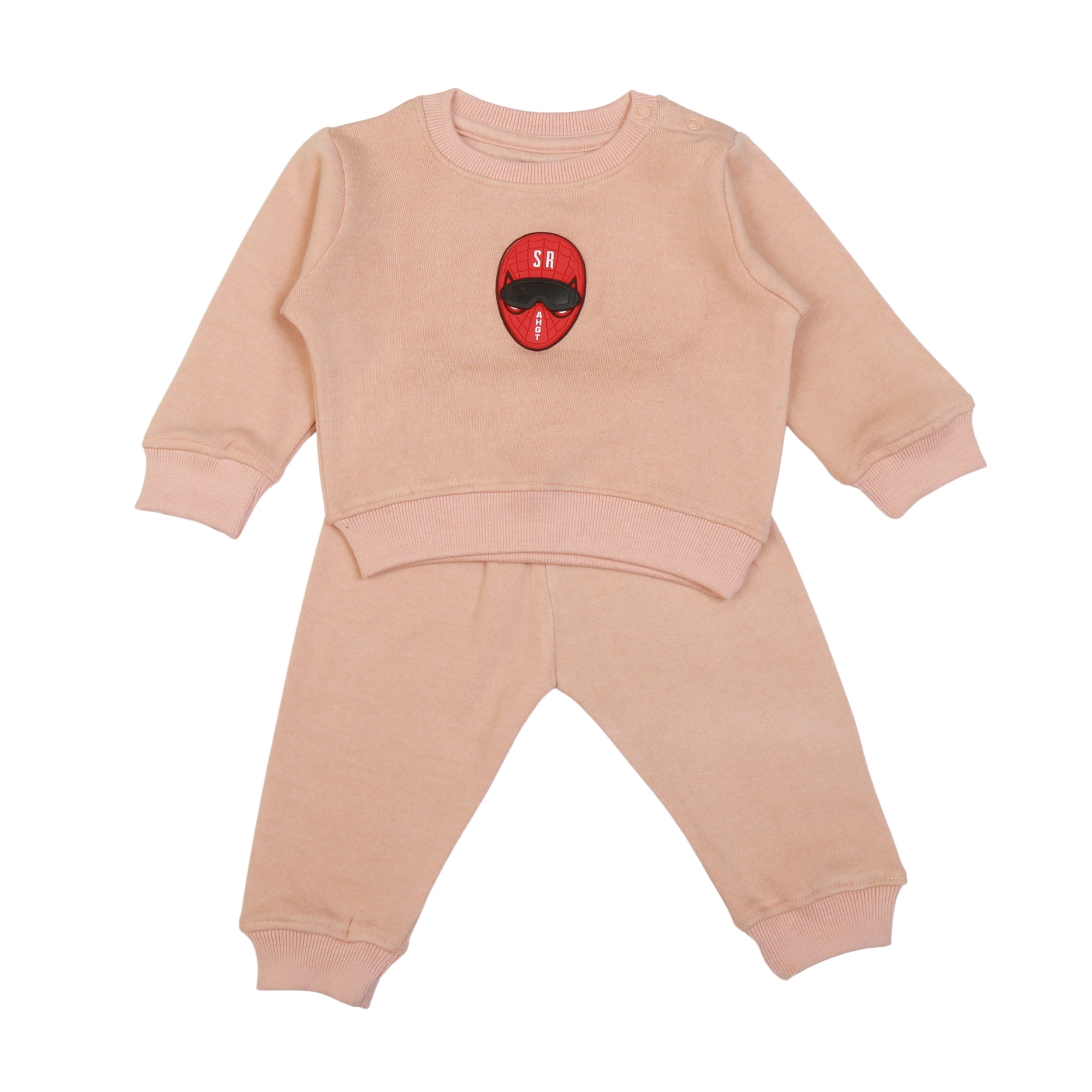 Spiderman Sweat Set (Peach)