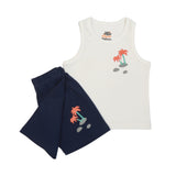 White/N.blue Tree set