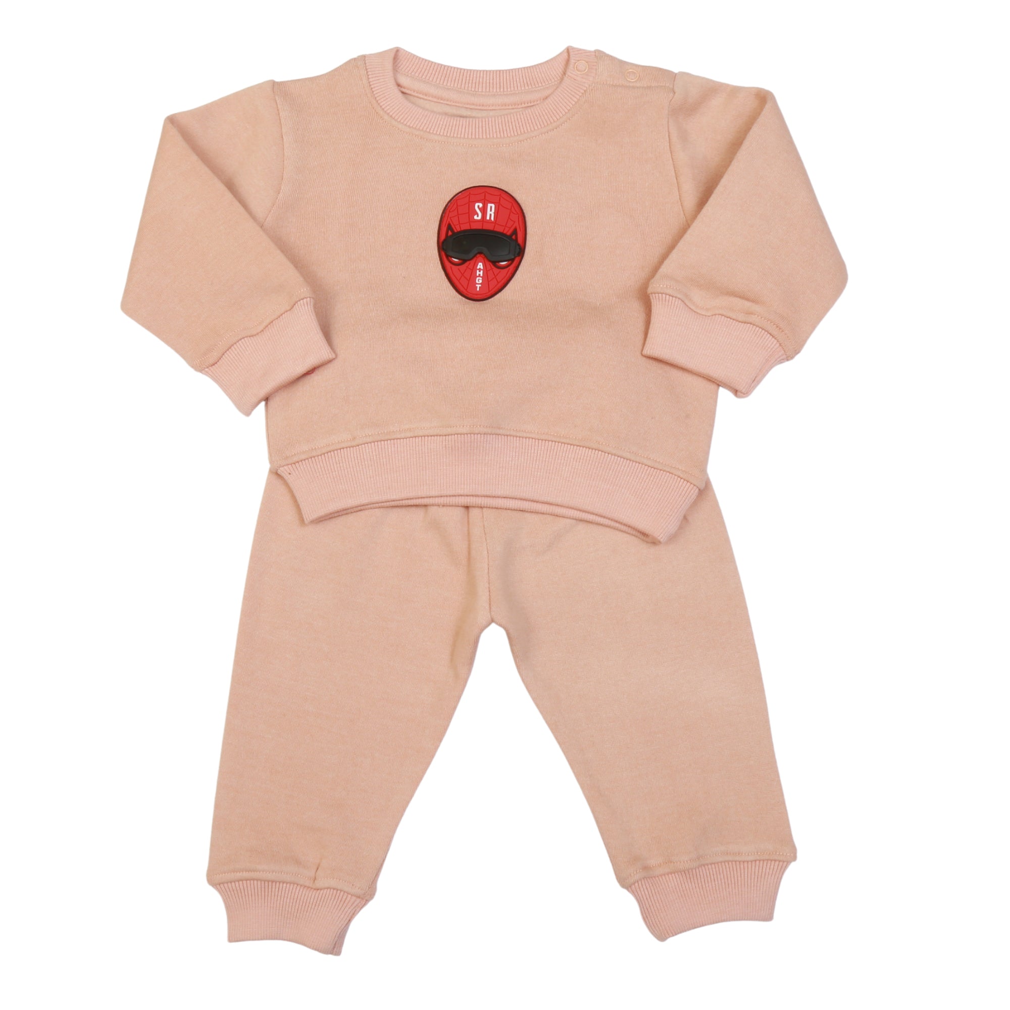 Spiderman Sweat Set (Peach)