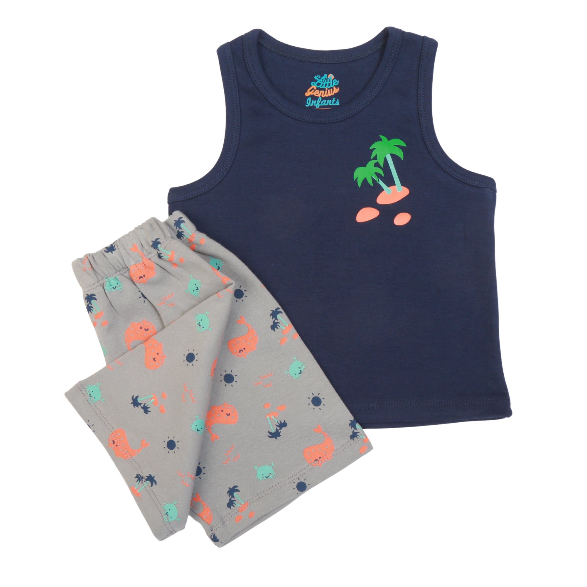 N.blue/Gray Tree set