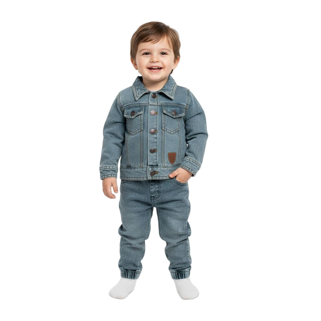 LYCRA KNITED DENIM PASTLE GREEN A/W JACKET