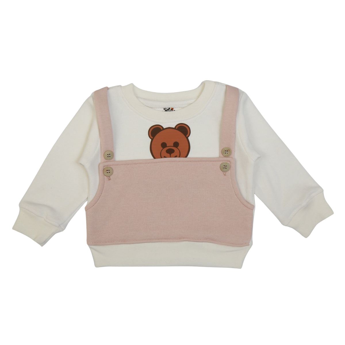 Bear face sweat-shirt