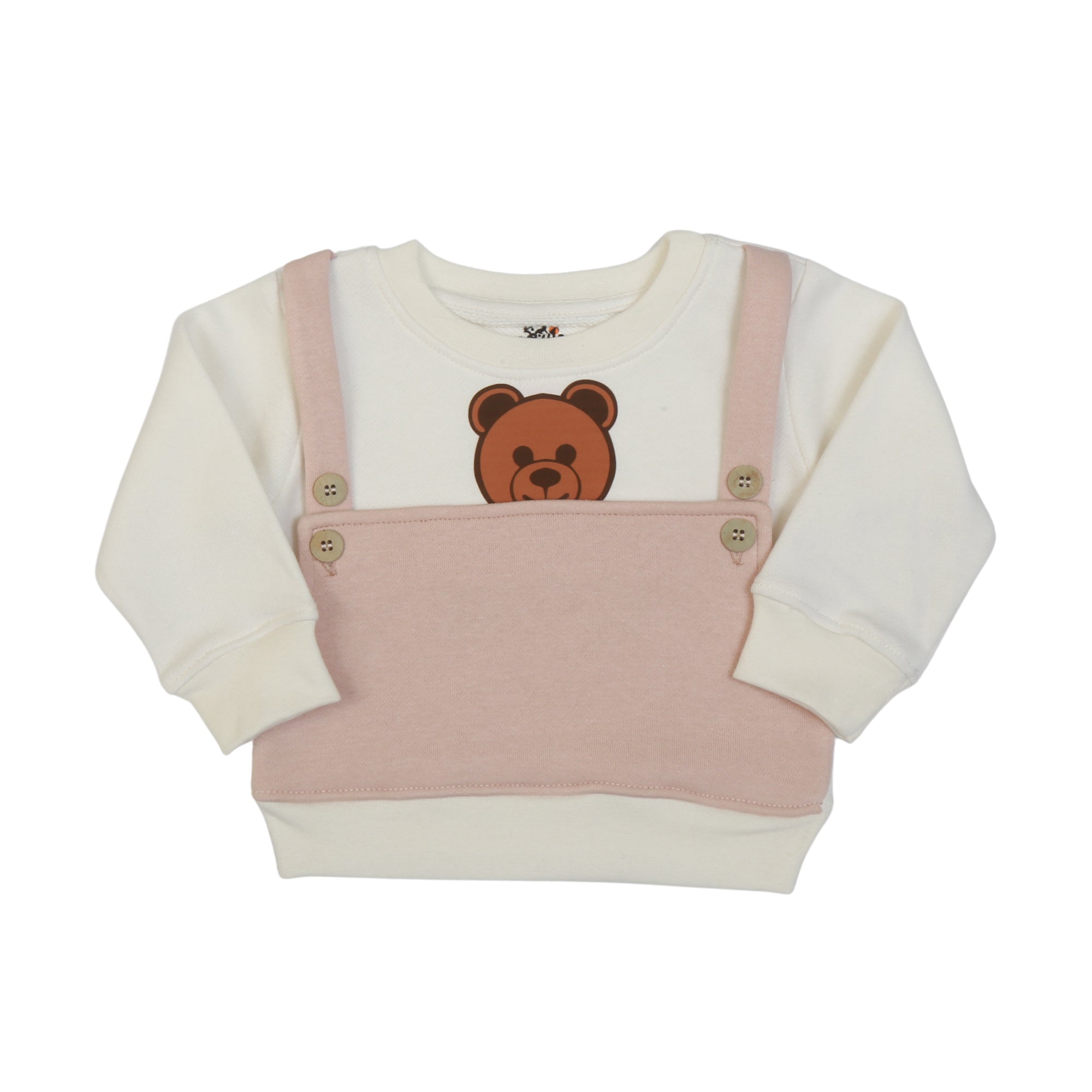 Bear face sweat-shirt