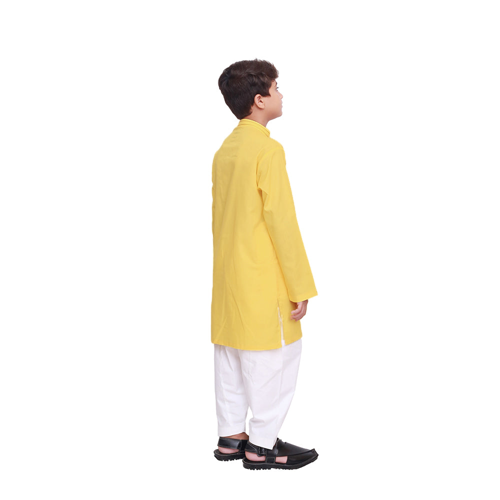 YELLOW FESTIVE KURTA SHALWAR